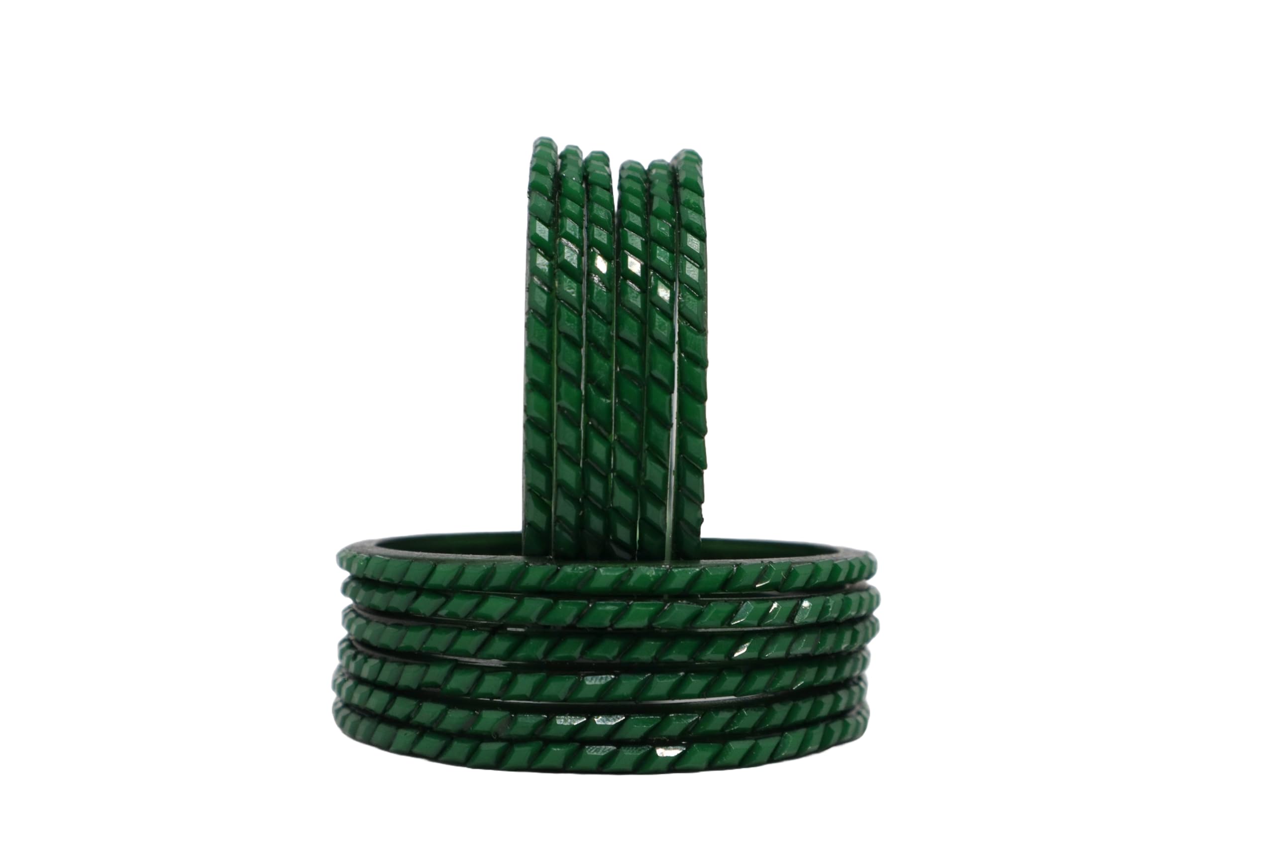 Simple Glass Bangles With Diamond Cut For Adult,Women and Girls (Packing Of 12 Bangles) (GREEN, 2.8) (B0D9Y4SGFG) Amazon Price History, Amazon Price Tracker
