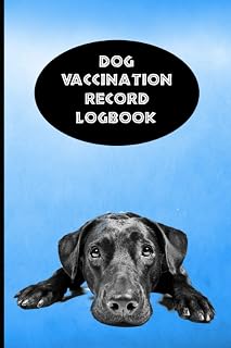 Dog Vaccination Record Logbook: Black Lab K-9 Medical Records Cute Puppies Vaccine Shots Health Pink Labrador Retriever Journal to Keep Track of Weight, Medical Treatments, Vet Contacts and more