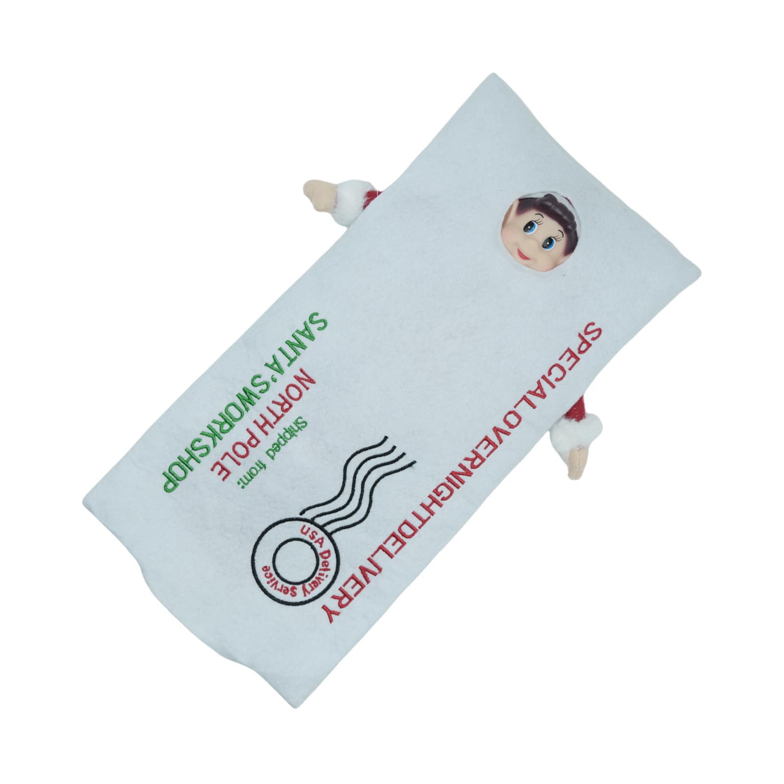 Lovelfstory Christmas Elf Accessories Clothes,Santa's Letter Couture Outfits for Boy or Girl Elf Doll Doll is not Included - Image 2