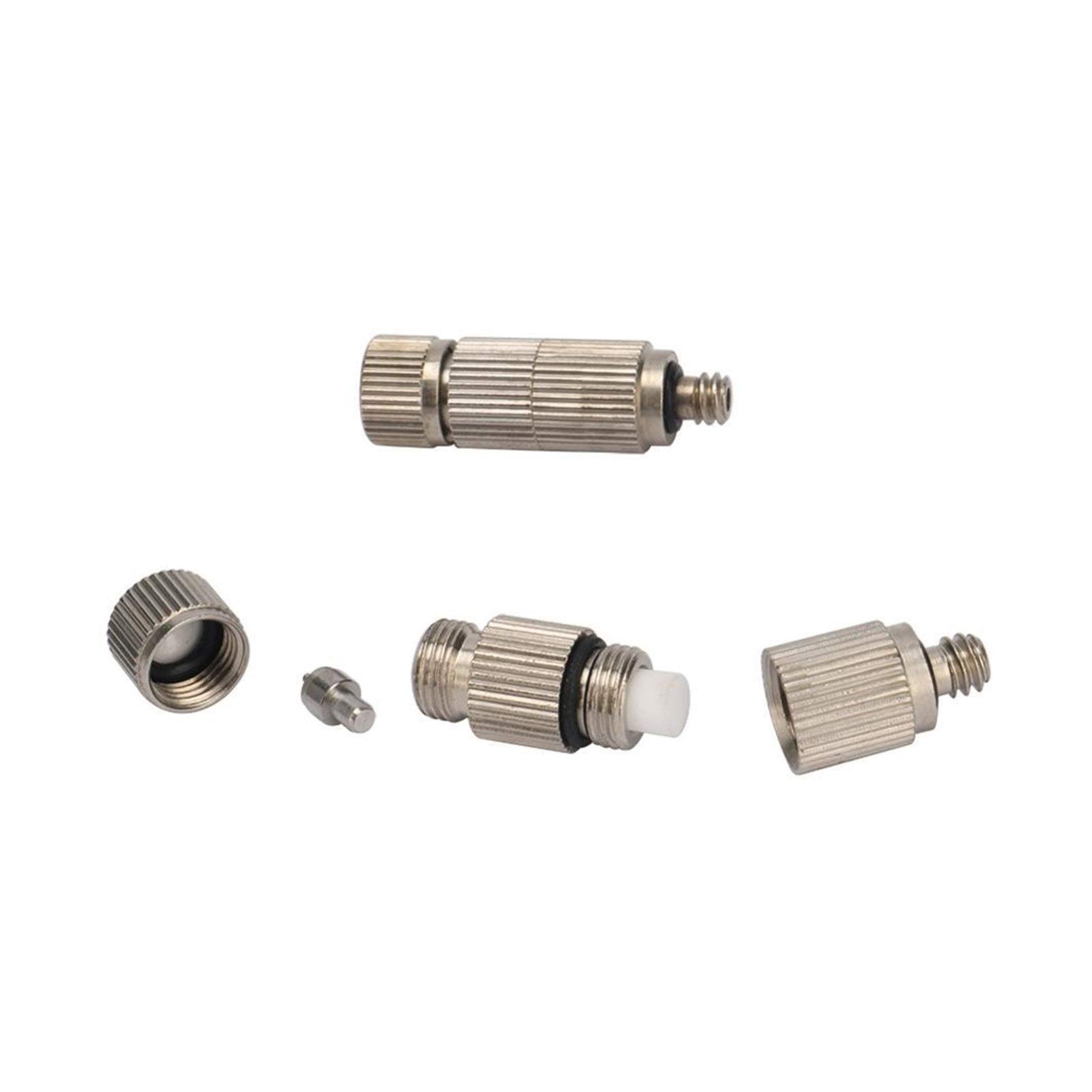 Arrosage du jardin d'irrigation de gazon Filtre à haute pression Cuivre Céramique Buse Atomisation Jardin Industrie agricole de refroidissement Humidification dépoussiérant Pulvérisateur