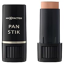 Max Factor – Fondotinta stick Pan Stik, n° 60 Deep Olive, per pelle da normale a secca, 1 pz. (1 x 9 g)