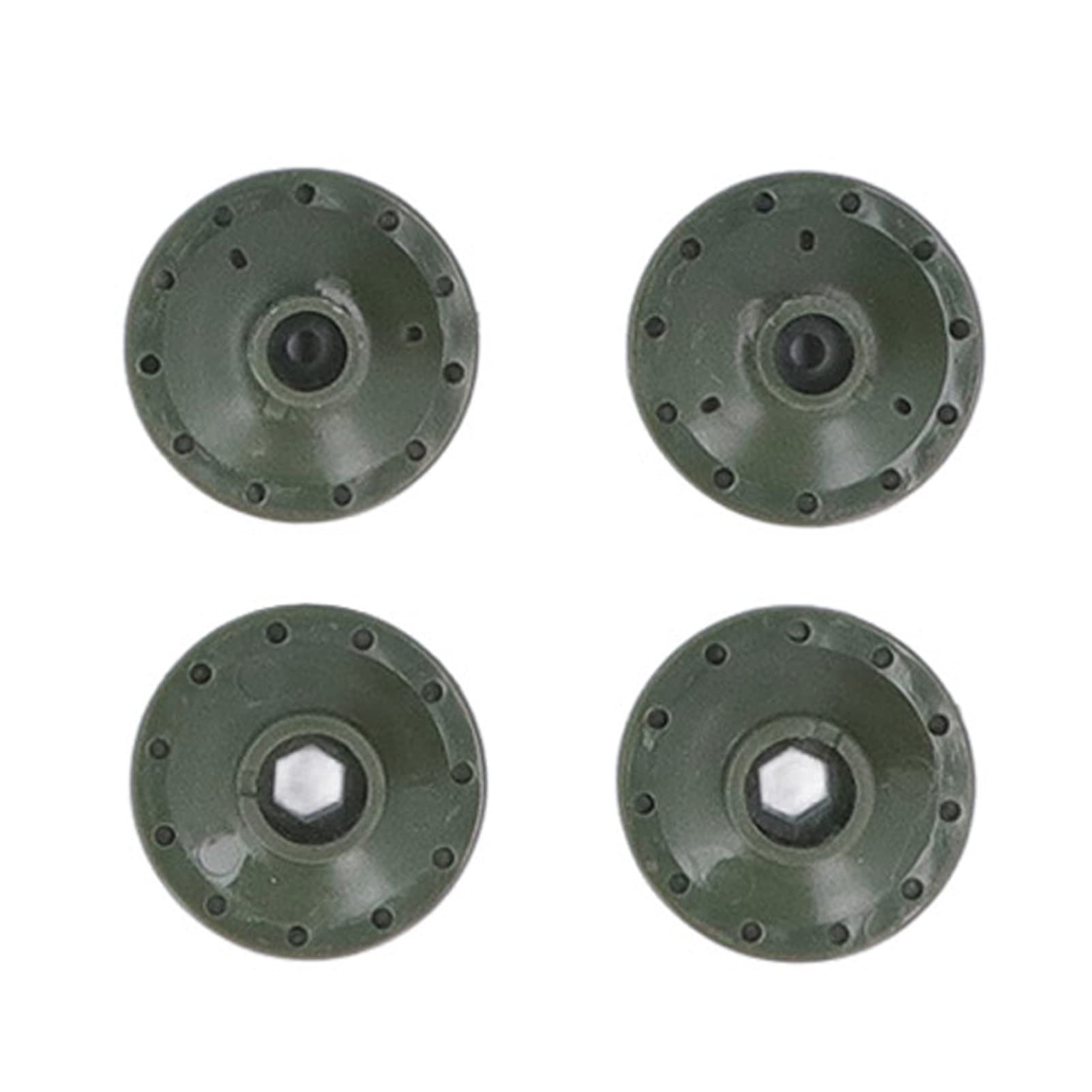 Fockety Metallketten-Set, Aluminium-Modell, Panzerkettenteile, Kettenradteile mit Verbindungswelle, RC-Panzerketten, DIY-Zubehör für Wpl E 1 GAZ 71 Kettenmodifikation und Upgrade