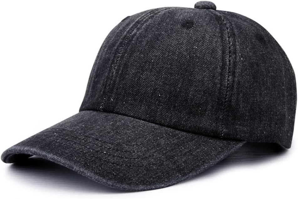 Solid Denim Baseball Cap Hats Men Women Wash Cowboy Bone Autumn Hip Hop Jeans