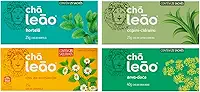 Combo Chá Leão da Linhas Ervas 4 Caixas de 25 un - 100 Sachês NÃO EMBALADOS INDIVIDUALMENTE