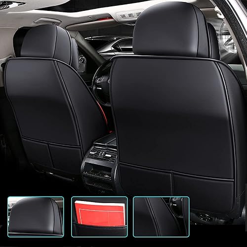 Miniatura 5 de Maimeilong Fundas de cuero de lujo para automóvil para Sandero Stepway, impermeables, a prueba de arañazos, antideslizantes, compatibles con bolsa