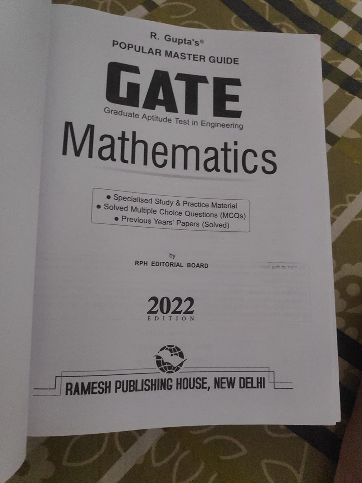 Buy GATE: Mathematics Exam Guide (Big Size) Book Online at Low Prices ...