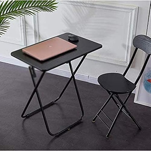 Miniatura 4 de SEASD - Mesa plegable simple mesa de comedor portátil para el hogar escritorio plegable para computadora de escritorio