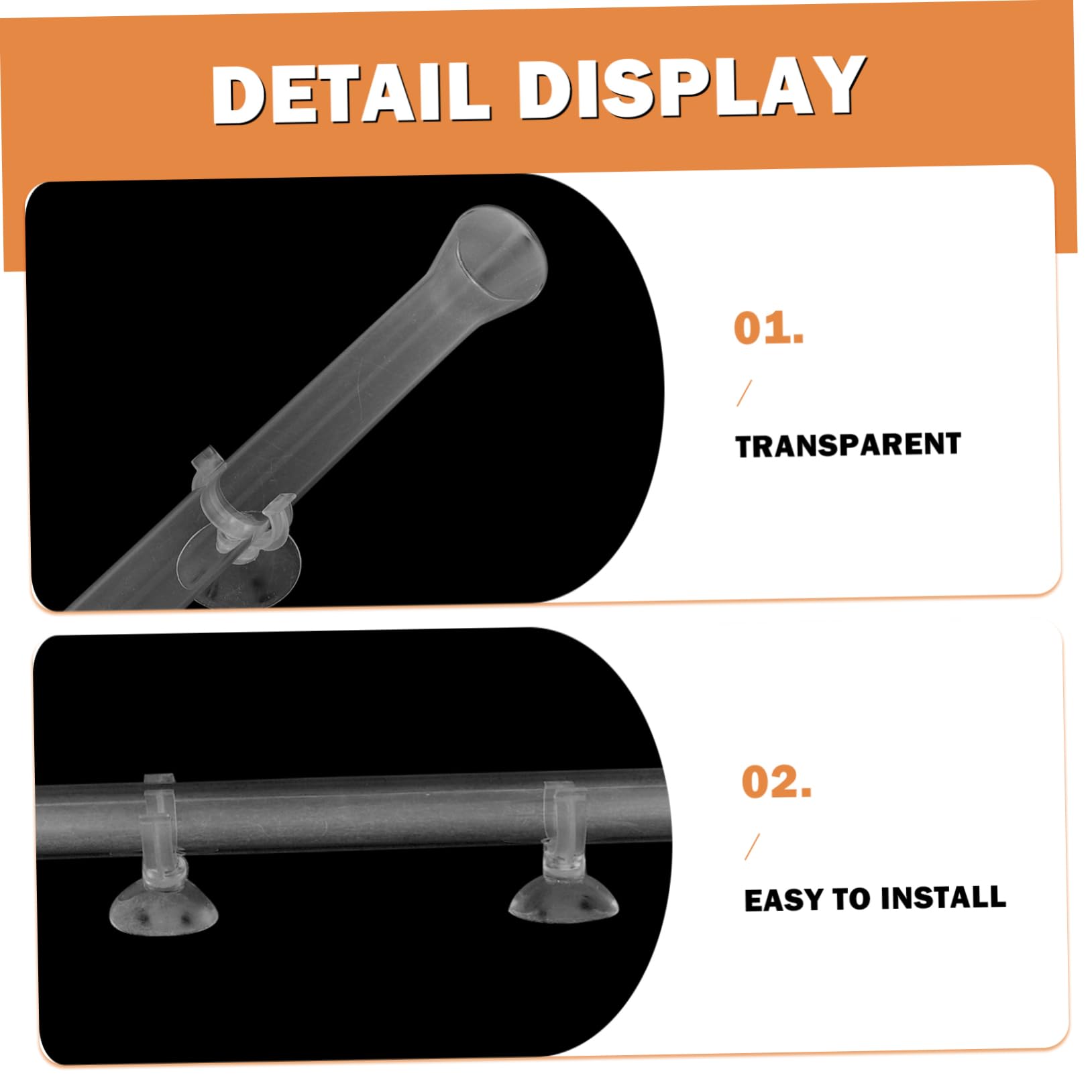 HANABASS Shrimp Tray Set Acrylic Aquarium Feeder Easy to Clean for Freshwater Tanks