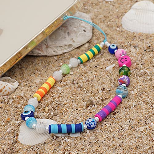 Ciondolo universale per cellulare con perle, in