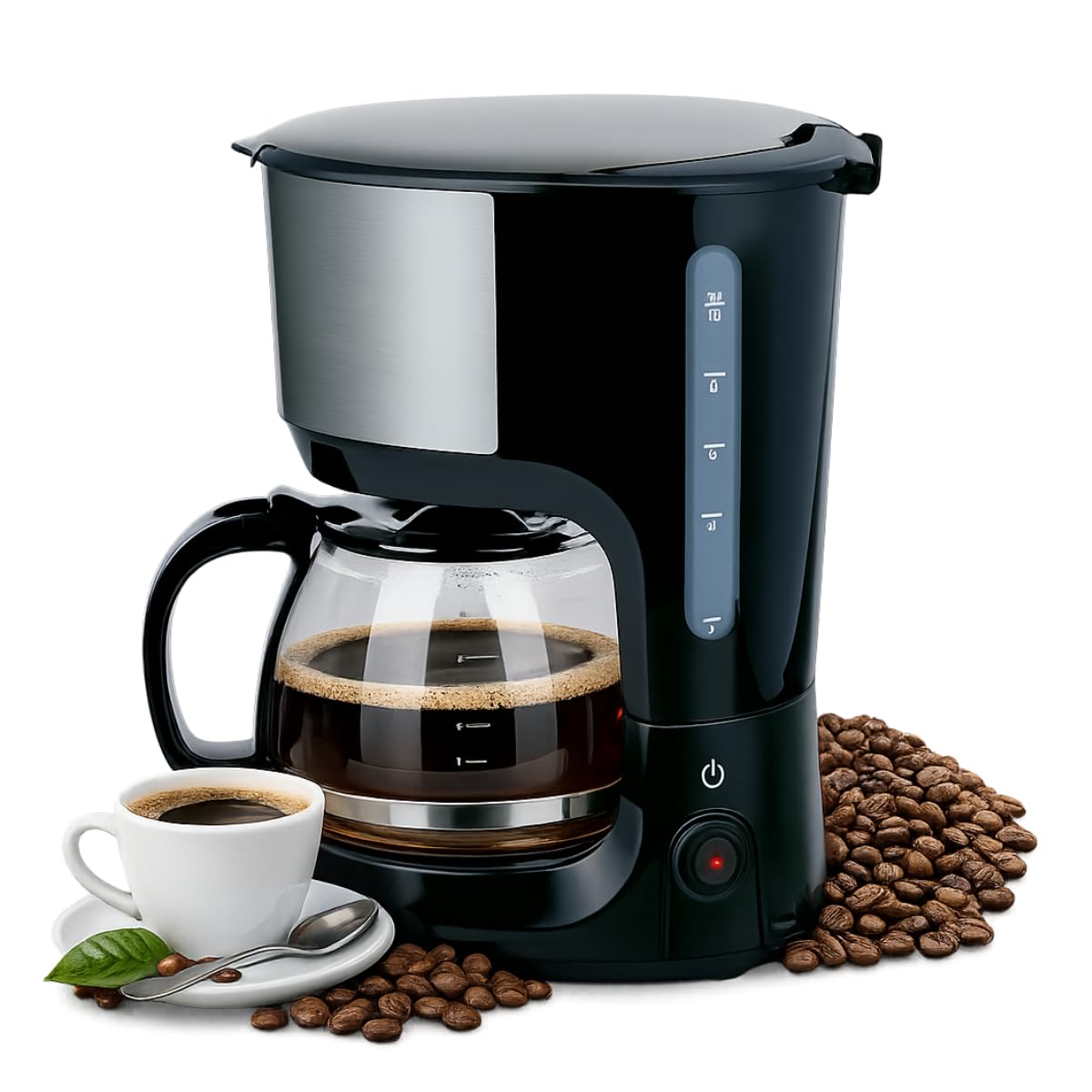 Alpina Cafetière à Filtre, 750W, 1.25L, anti-goutte
