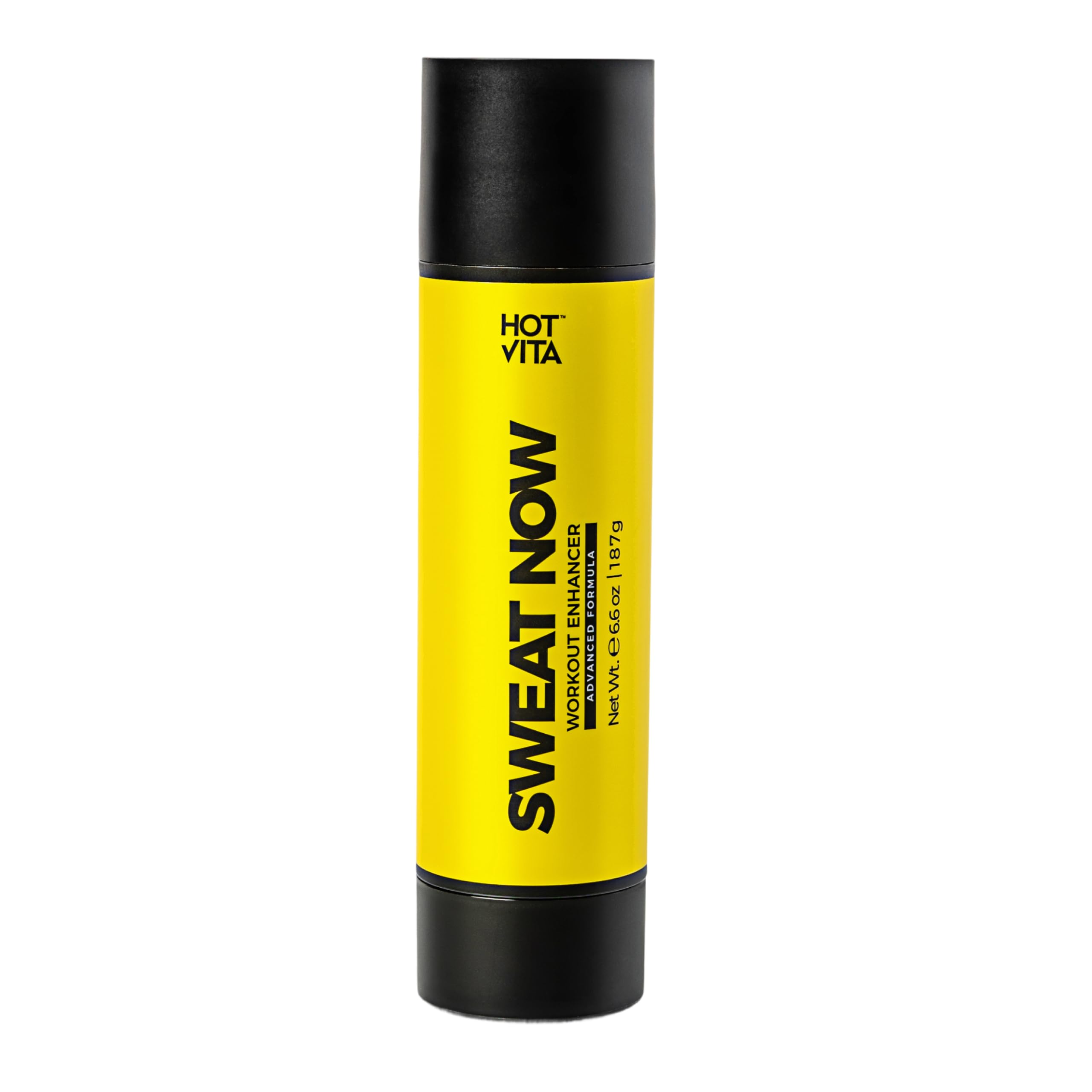 Hot Vita Stick roll-on para treino com óleo de semente de café arábica, óleo de coco e vitamina E, 195 mL