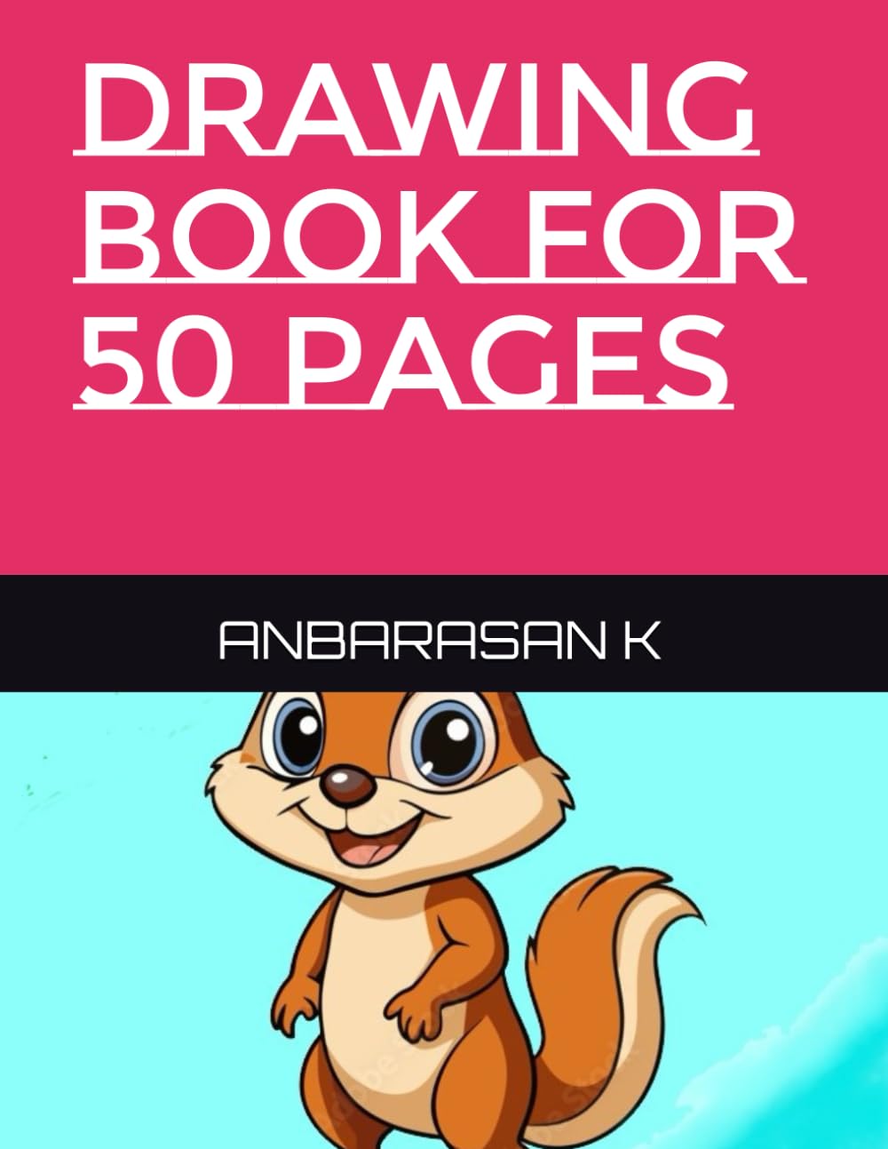 Carnet de dessin 50 pages pour enfants et adultes idéal en voyage