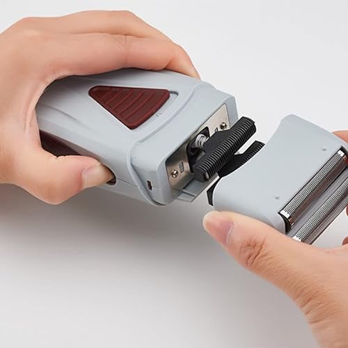 Miniatura 3 de Recortadora eléctrica recíproca multifuncional de 2 cuchillas recargable eléctrica recargable cabeza calva afeitadora barba recortadora eléctrica