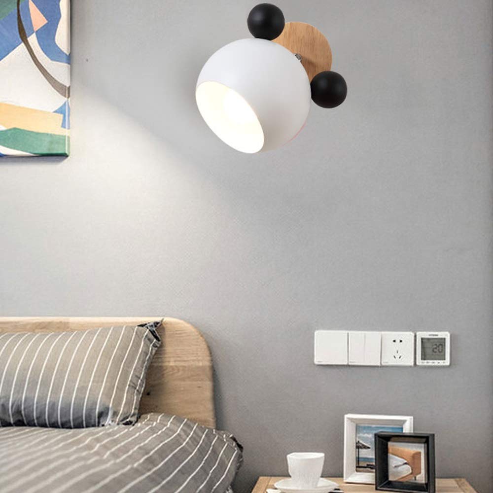 Applique murale ours scandinave pour illuminer le couloir et le lit