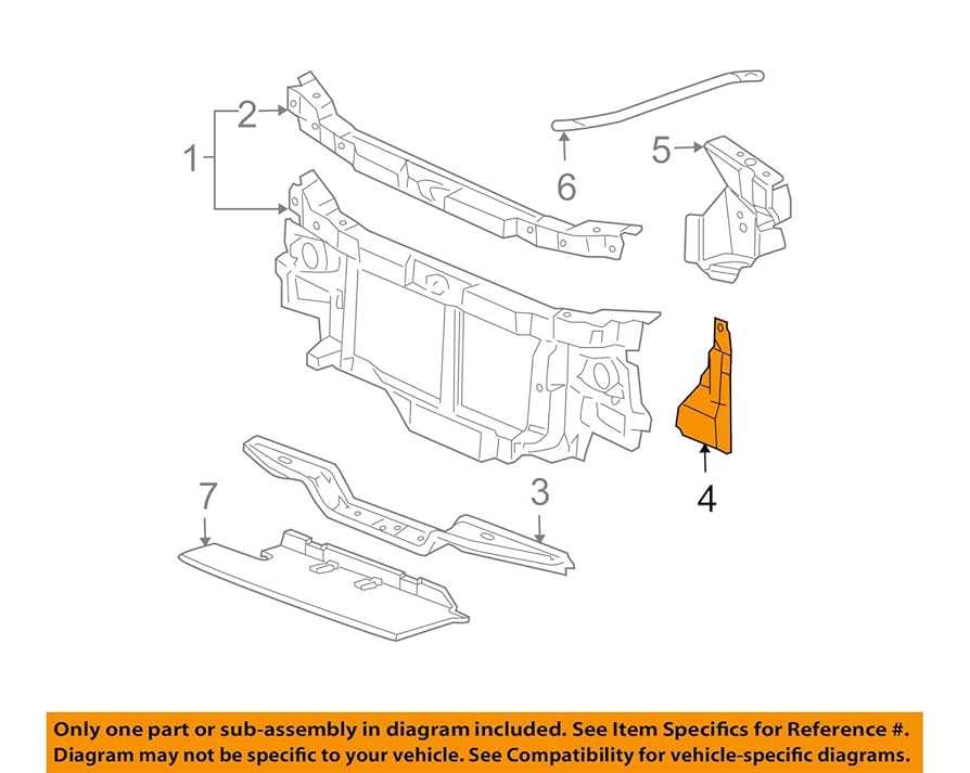 Amazon.com: GM Genuine 22948882 Tie Bar Brace, Left, Lower
