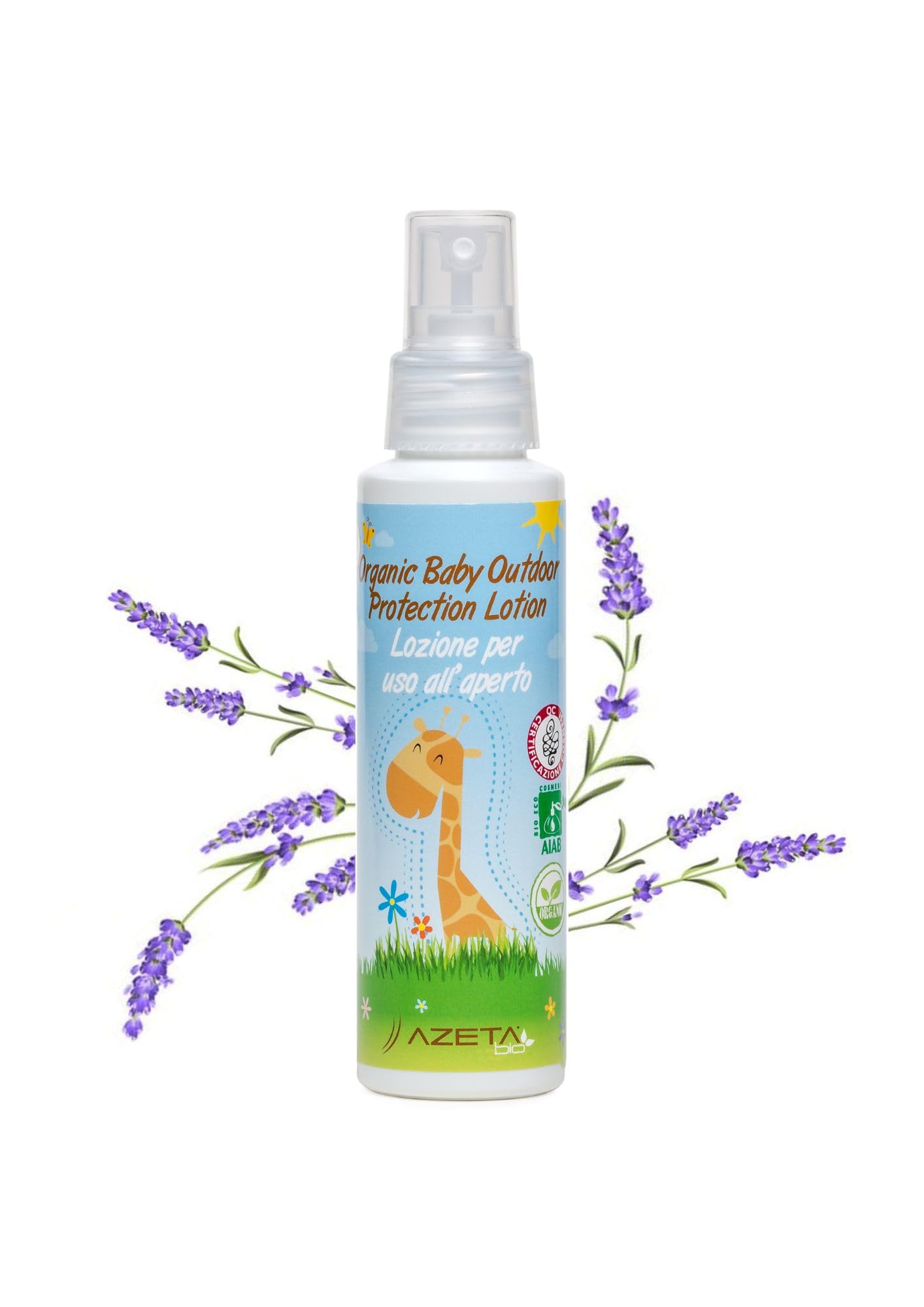 Protezione Solare 50 ***Nuova Formula 2020*** - AZETA bio - Linea bimbi (100 ml)