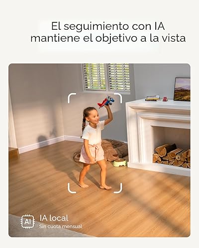 Miniatura 4 de eufy Security Cámara Interior S350, Cámaras Duales, Cámara de Seguridad 4K UHD con Zoom 8×, Cámara 360°, Monitor de Bebé, Cámara para Mascotas,