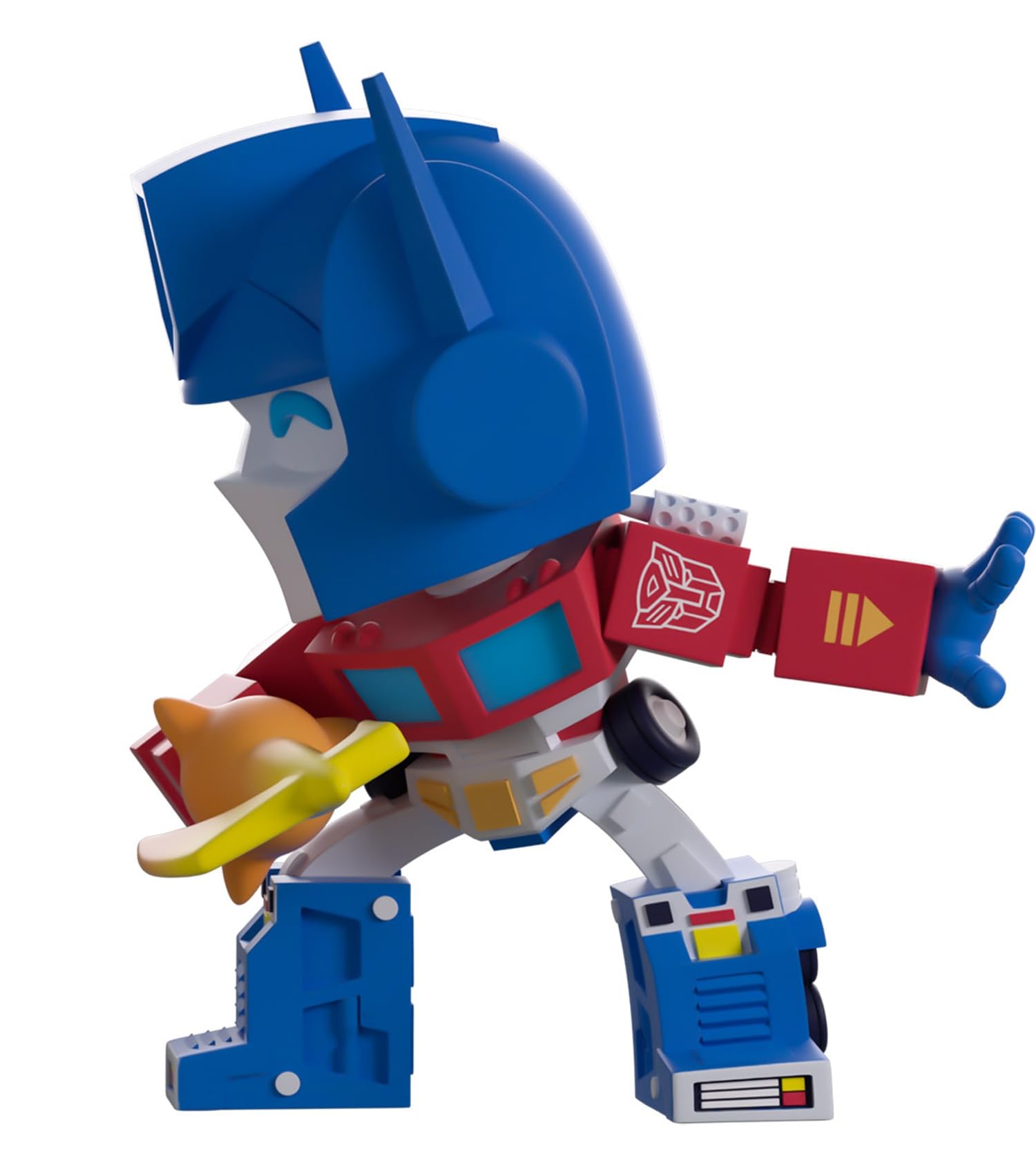 Youtooz - Transformers: Optimus Prime, Orange, Yellow, Red, Blue, Brown, 4.4 inches tall - Image 3