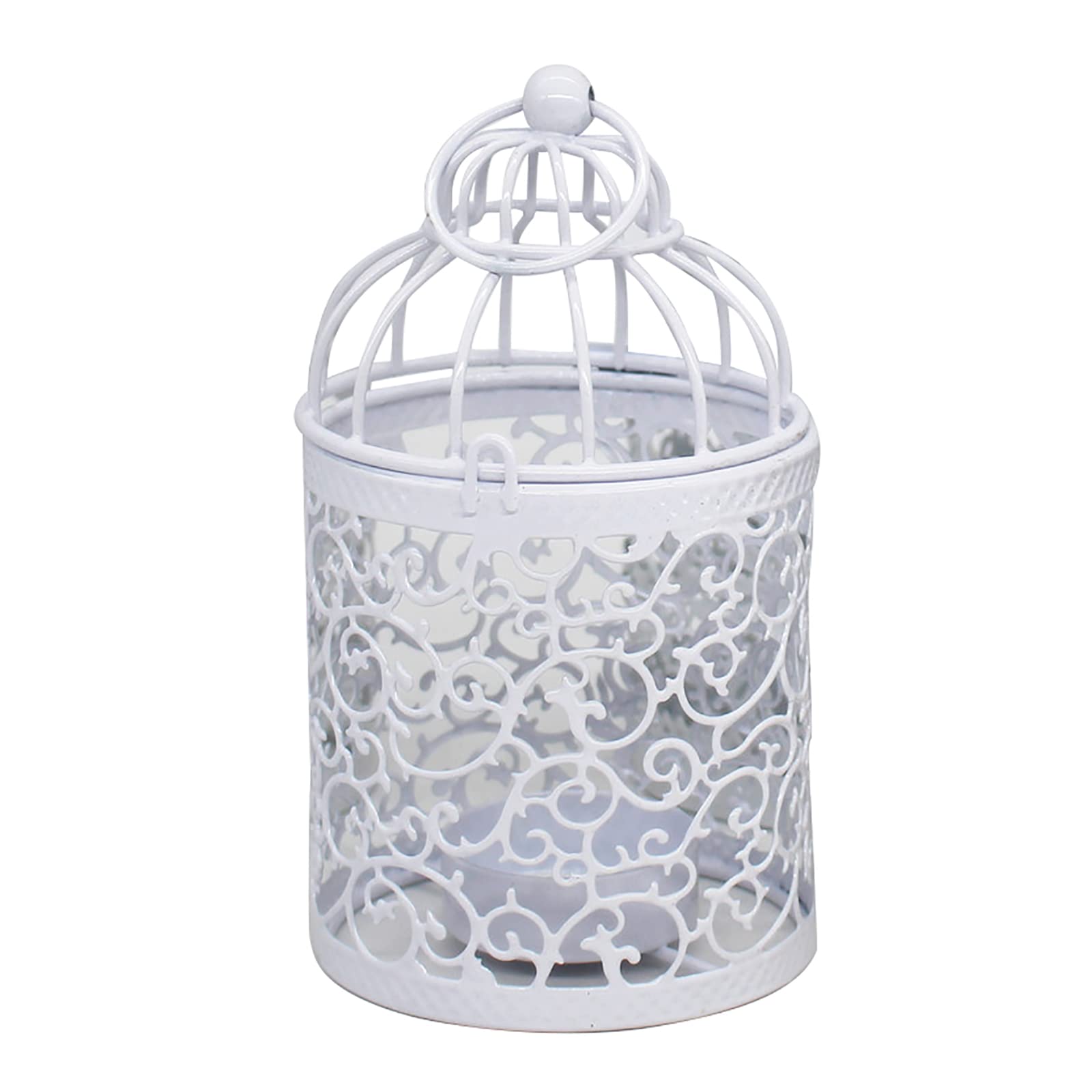 candlestick holders, Bird Cage Metal Hollow Out Decorative,Garden Candle Lantern,Birdcage Iron Holder Hangi