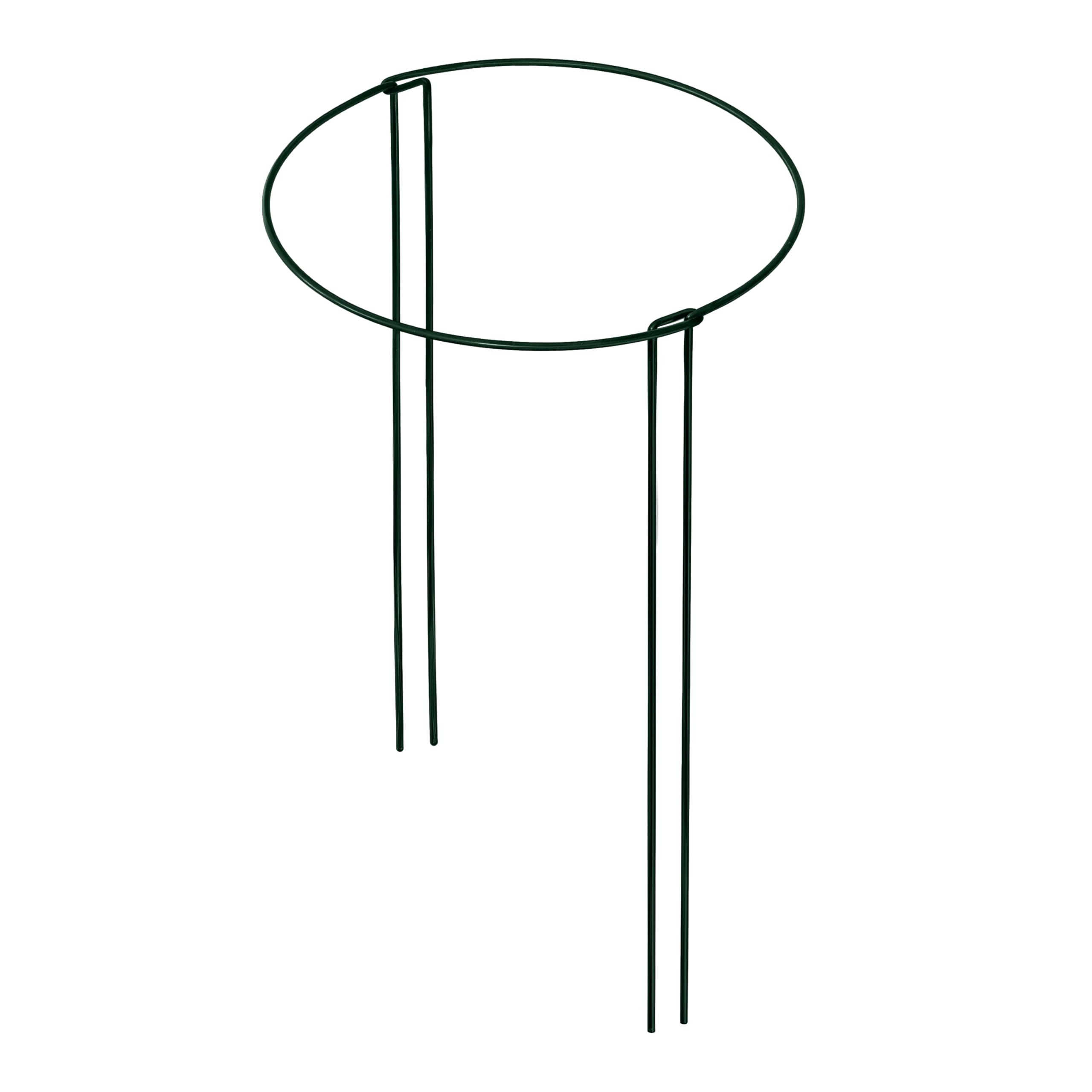 Sillar 10 Tuteurs pour Plantes Semi-Circulaires 25 x 40 cm, Support Plante Jardin en Fer Revêtu, pour Pivoine, Hortensia, Rosier, Tomates, Fleurs, Plantes Grimpantes, Protection Vent