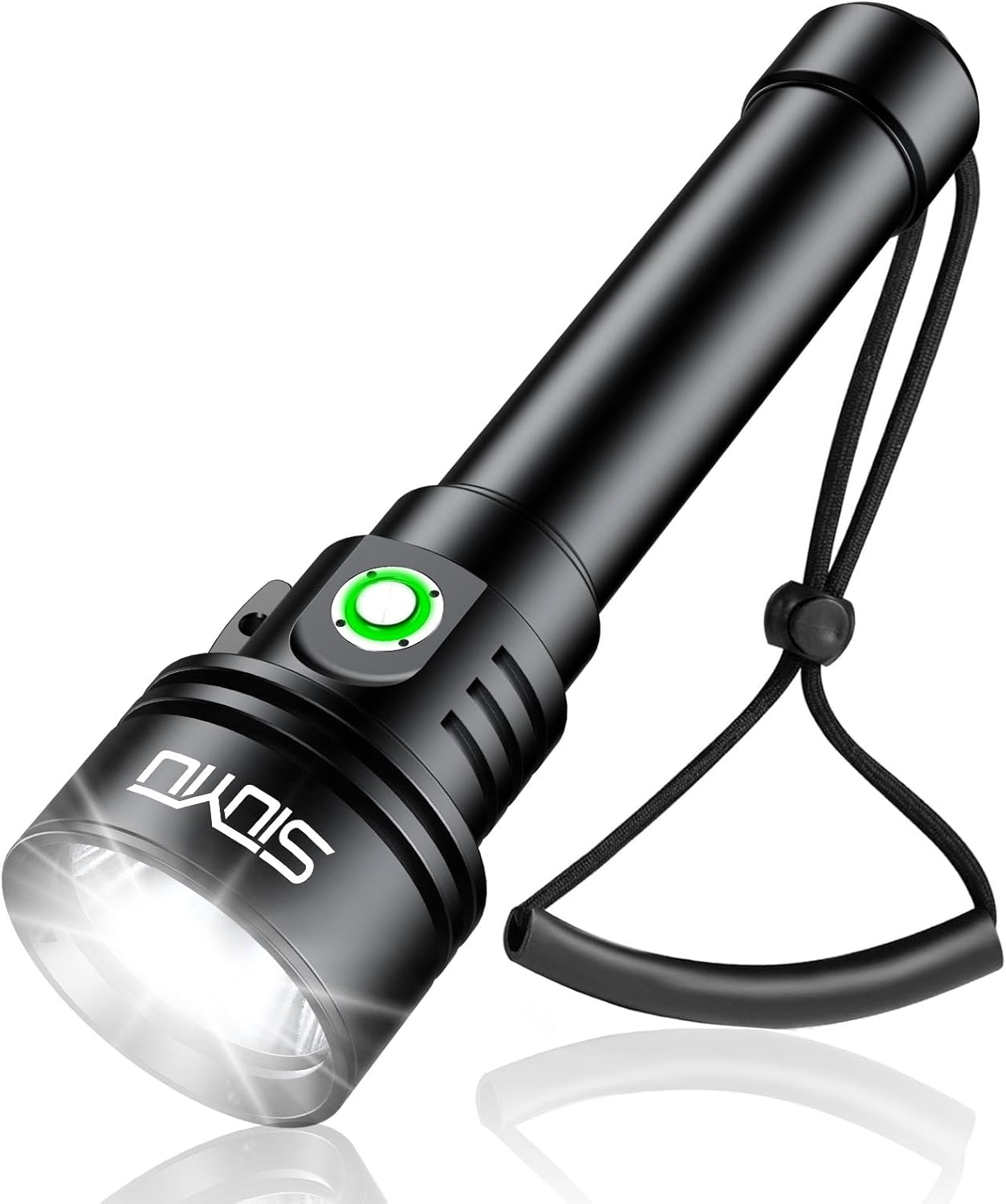 3000 Lumen Professional Scuba Dive Light - 200M IPX8 Waterproof Underwater Flashlight, USB Rechargeable Aluminum Alloy Dive Torch, with 4 Modes for Night/Cave Diving & Emergency Use