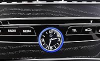 Vista 7 de iJDMTOY Anillo decorativo de aluminio azul para salpicadero interior de reloj analógico compatible con Mercedes W205 Clase C W213 Clase E X205 Clase
