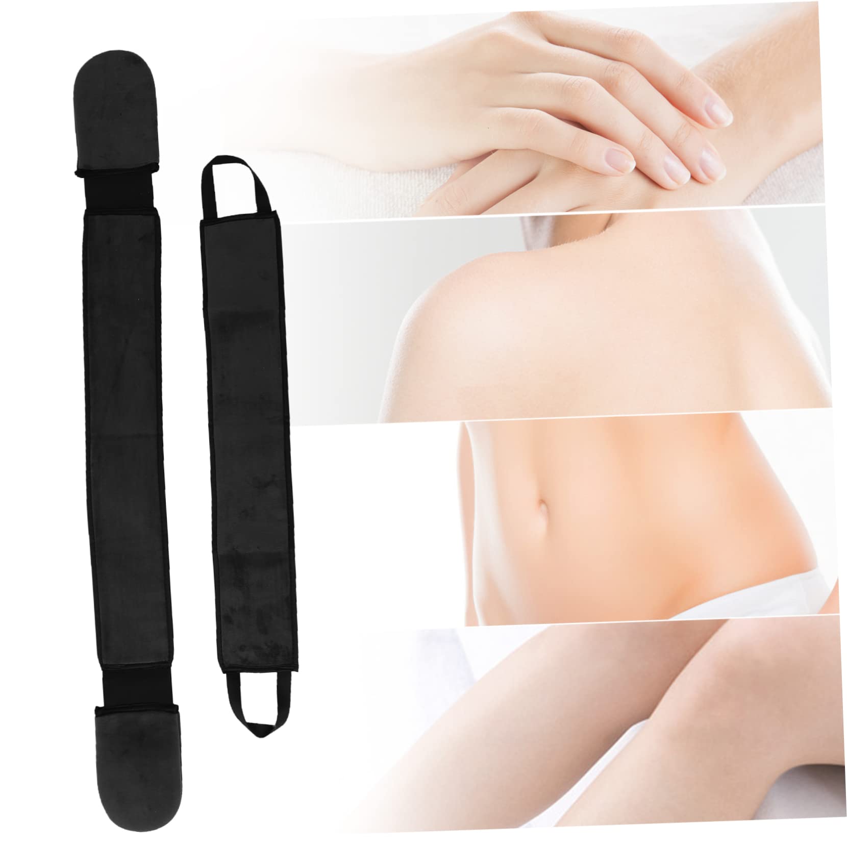 SOESFOUFU Back Self Tanner Set Bath Scrubber Strip Lotion Applicator for Sunless Tanning