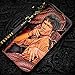 Kung Fu people First layer cowhide Zip Around Wallet Zipper Clutch Purse Coin Card Slots Collection wallet for men and women