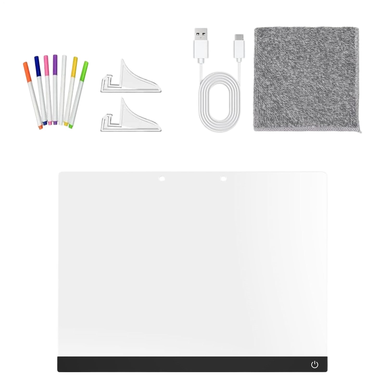 Tableau de messages LED acrylique effaçable pour ne plus jamais oublier vos notes - 8