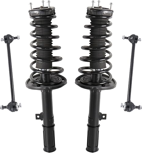 Miniatura 9 de MOSTPLUS Juego de amortiguador y resorte de puntal delantero compatible para Toyota Avalon 2012-2017 172941/172940, resorte helicoidal, 2 piezas
