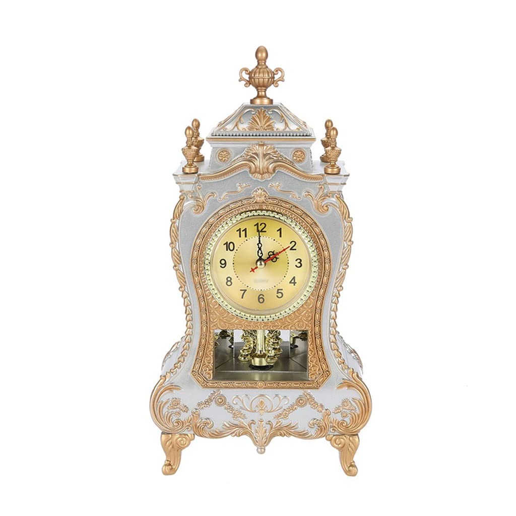 Vintage Table Clock Retro Desk Table Clock for Home Hotel Decoration Desk Alarm Clocks