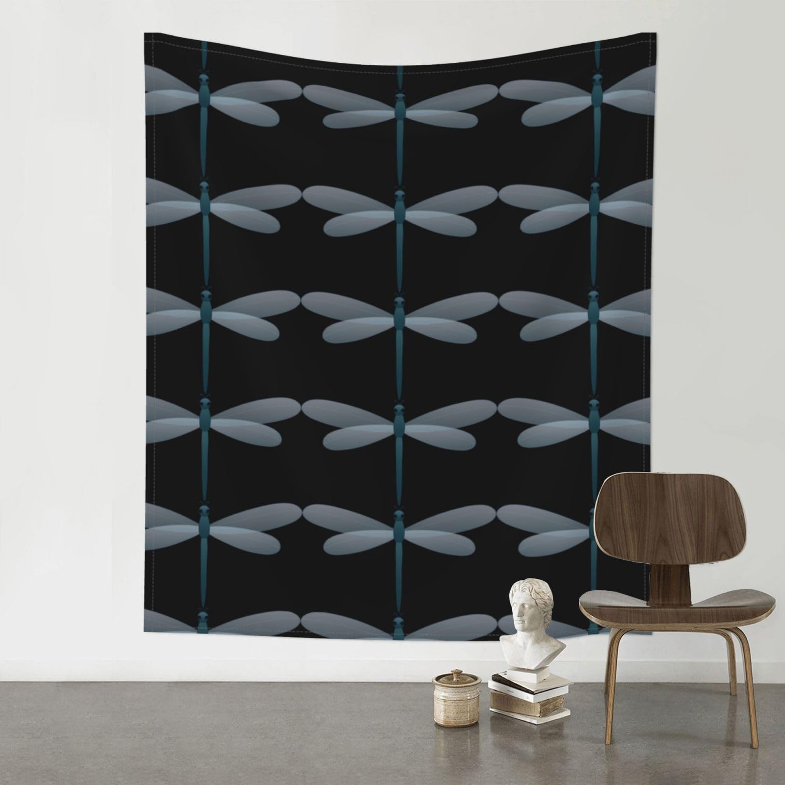 YYHWHJDE Dragonfly Prints 60x51in Wall Tapestry – Elevate Your Space with a Versatile & Cozy Throw Blanket for Dorms, Beach & Home