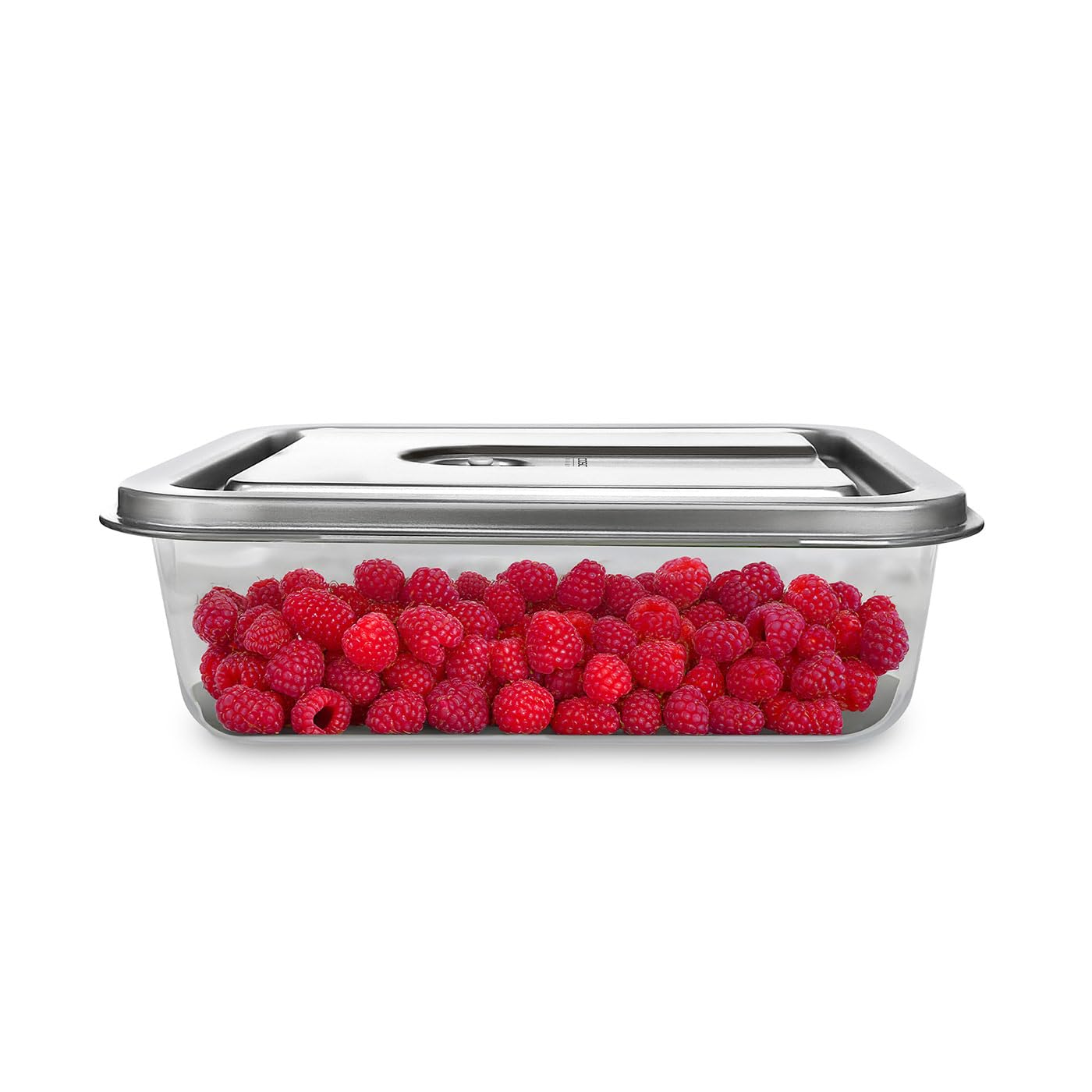 Caso VacuBoxx Inox XL 4.5 - Contenitore per alimenti sensibili alla pressione e liquidi, senza BPA, lavabile in lavastoviglie, congelatore