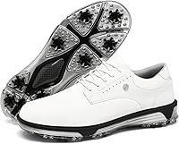 ULTIANT Men's Traditions Spikeless Golf Shoes - Waterproof, Arch Support, Anti-Slip Grip, Sizes 7.5-13.5