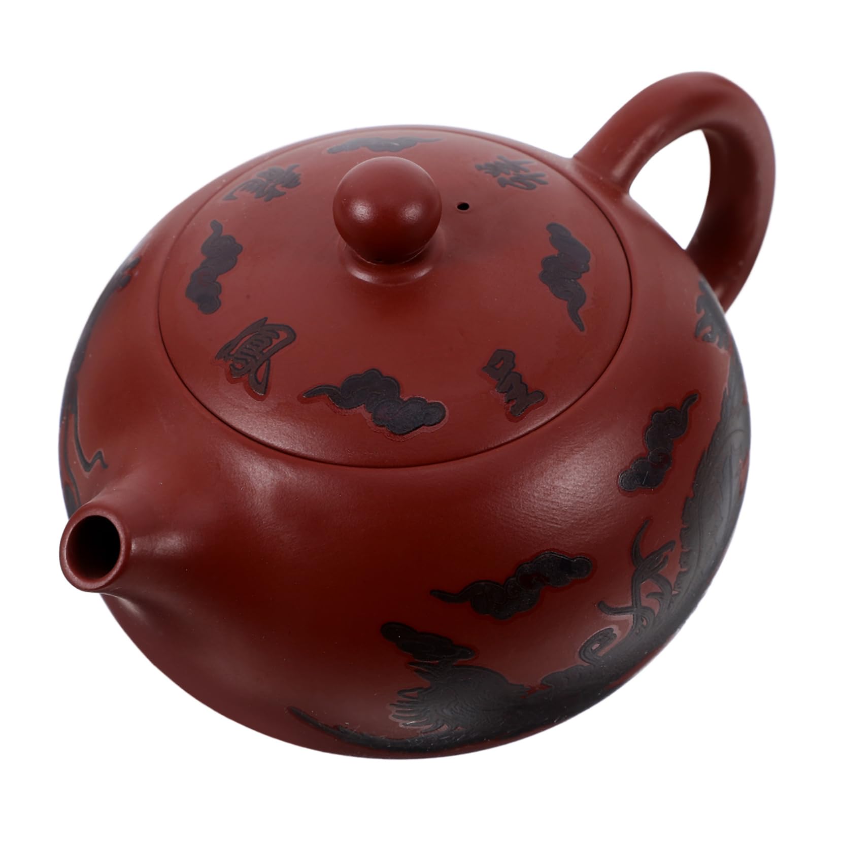 Théière argile violette Gongfu Cha lot de 2 en terre cuite artisanale
