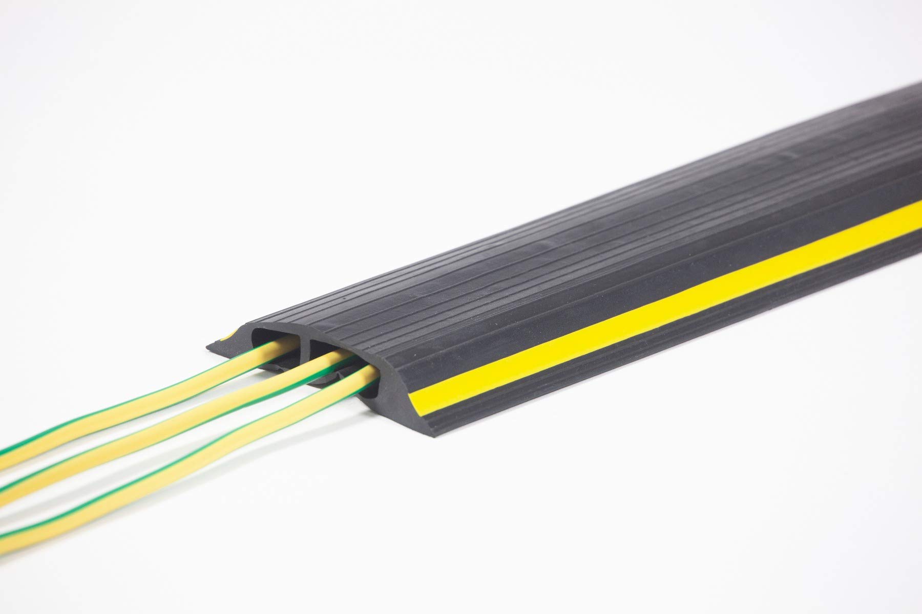 The Ramp People 1m Floor Cable Protector, Black and Yellow