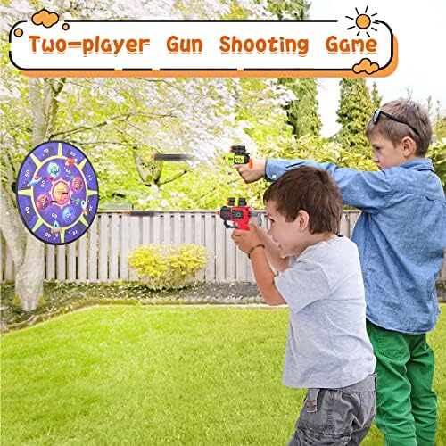 Kids Dart Board Set, Birthday Gifts for Boys Girls 3+ Year Old, Party Dartboard Game Toys for 3 4 5 6+ Year Old Kids, Safe Shooting Games Sticky Balls Dart Flights Outdoor Indoor Games