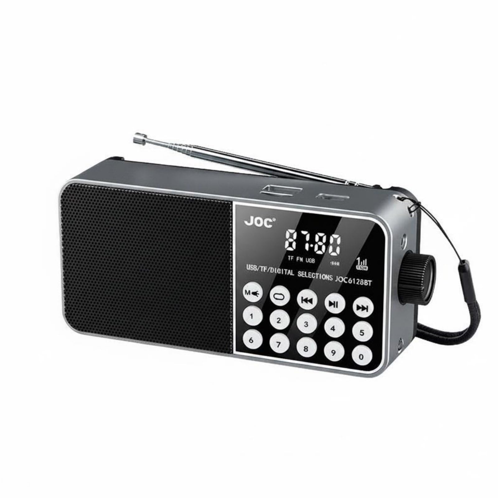 Multi-Functional Pocket Radio with TF Card Slot Long Standby Time Bluetooth Radio Speaker for Seniors, Gray, Chinese Manual|Consumer Electronics | Portable Audio & Headphones | Portable A-picture-45