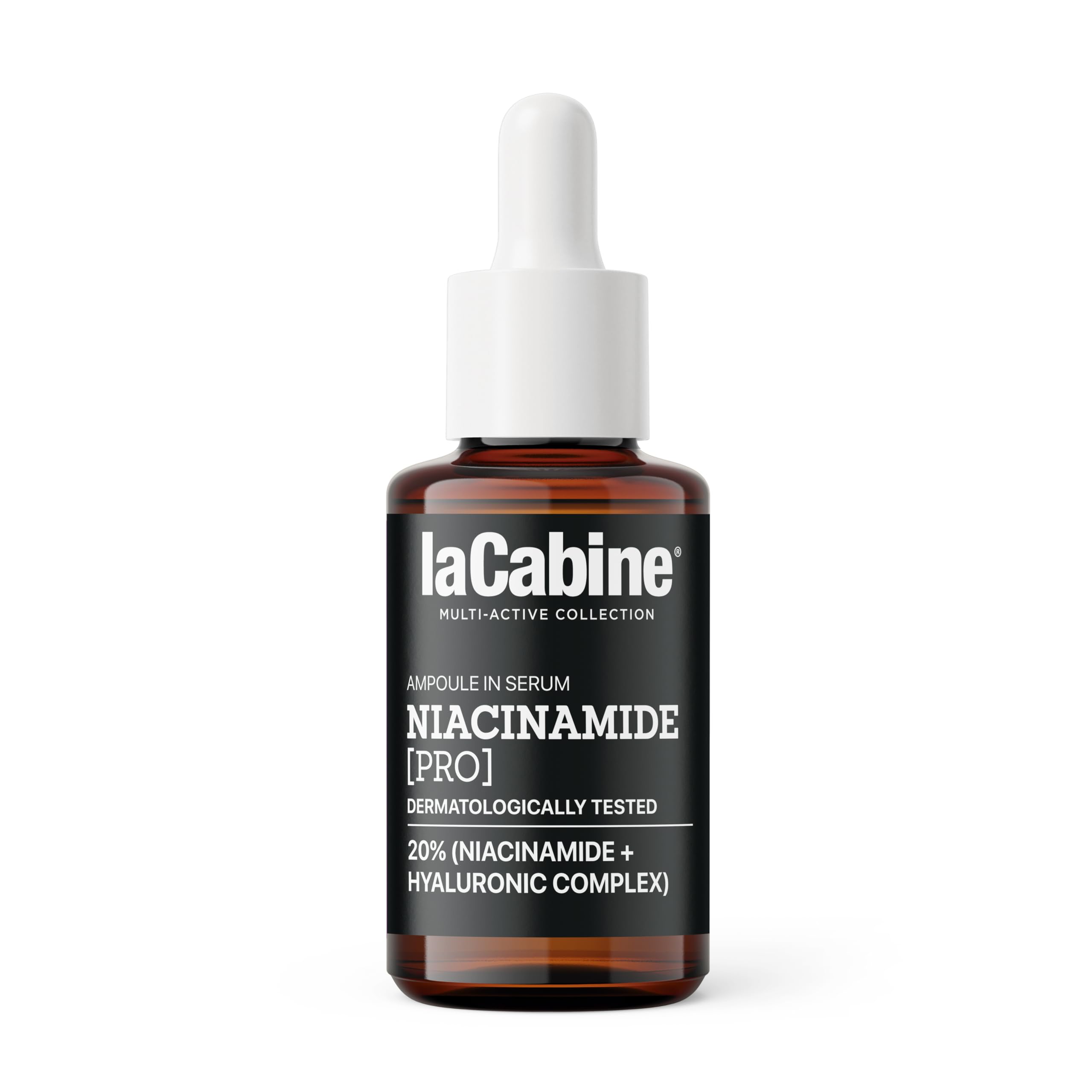 laCabine Niacinamide [PRO] Serum 30ml – Dark Spot Correcting & Brightening Serum with Niacinamide and 3 Types of Hyaluronic Acid – Hydrating, Radiance-Boosting, Lightweight Texture