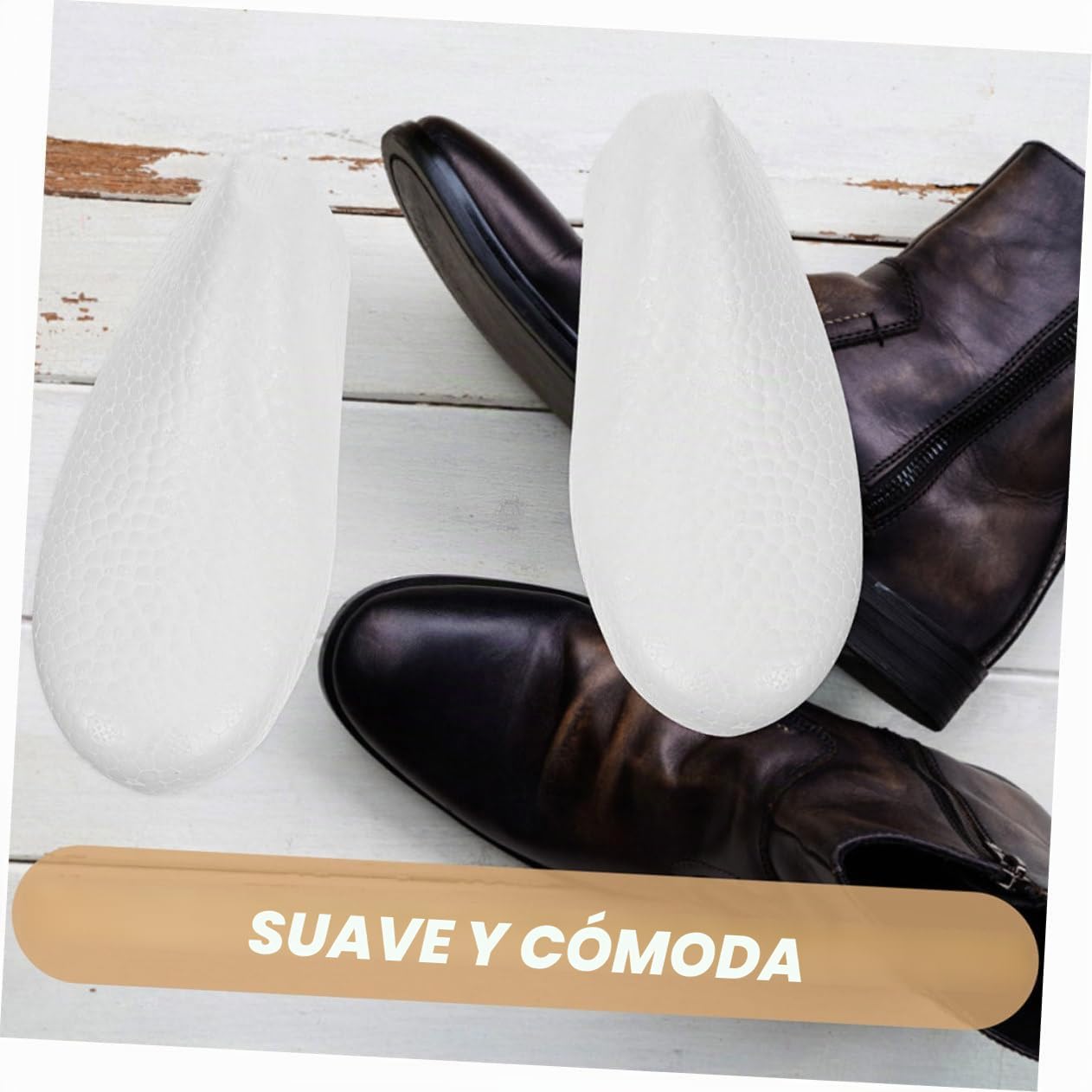 Alipis Hormas de Espuma Desechables para Zapatos y Botas 42-45, 10 Pares