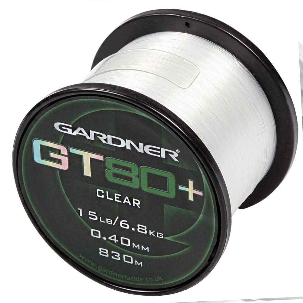 Gardner Gt80+ Clear, Breaking Strain: 15lb / 6.8Kg