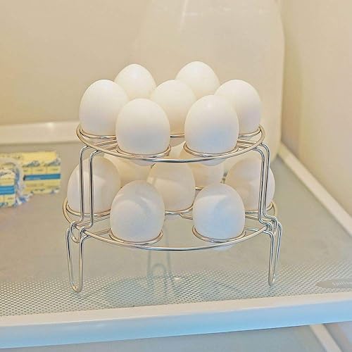 Miniatura 6 de Southern Homewares Huevos de acero inoxidable para cocinar al vapor Estante de encimera Soporte de huevo de presión Soporte de olla a presión Huevos