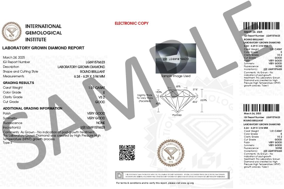 1 Carat -5 Carat (CT. T.W.) IGI Certified Fancy Cuts Lab Grown Diamond Solitaire Engagement Ring | 14K White or Yellow Gold Wedding Anniversary Ring | D-F Color and VS1 Clarity