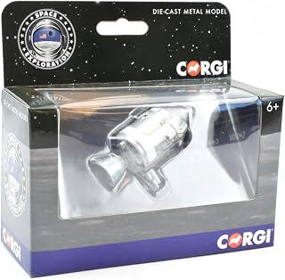 CS91307 Apollo Spacecraft Model Kit - Die-Cast, Small, Silver, Metallic, Historically Accurate, Educational, Unisex, Teen Adult