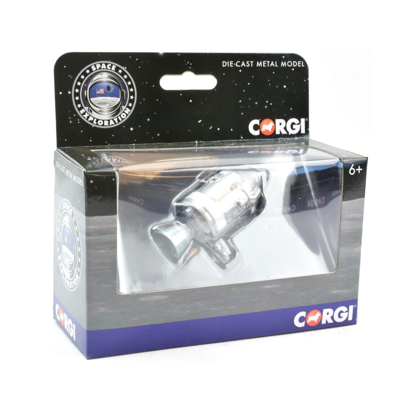 Generic CS91307 Apollo Spacecraft Model Kit - Die-Cast, Small, Silver, Metallic, Historically Accurate, Educational, Unisex, Teen Adult