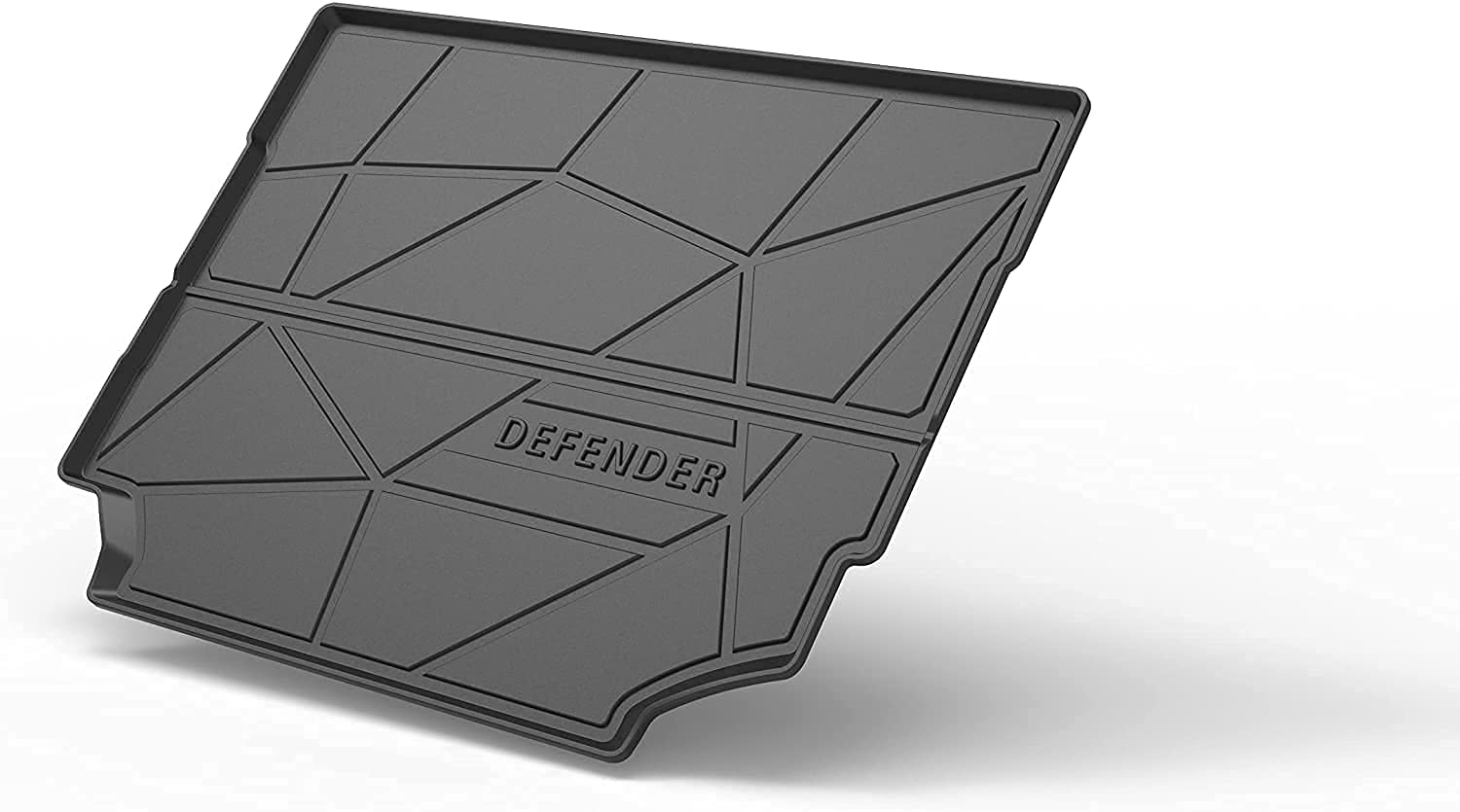 For Land Rover Defender 2020 Car Rubber Rear Trunk Protector Boot Mats, Non Slip Waterproof Dust Anti Scratch Interior Accessories