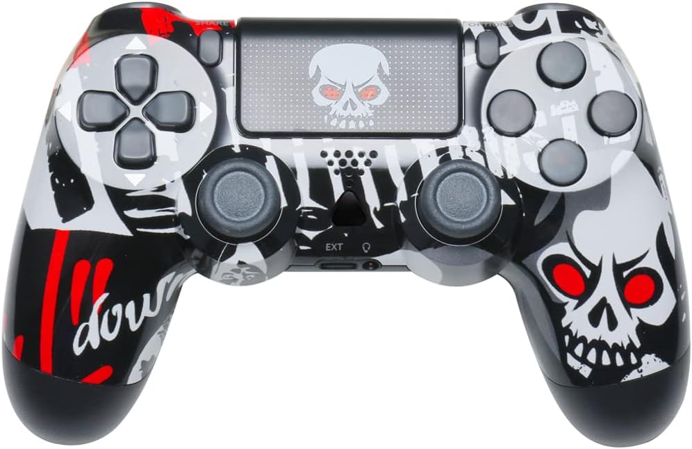 TPFOON Wireless Controller Kompatibel mit PS4, Bluetooth Double Shock/6