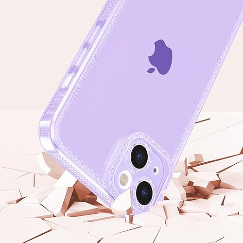 Miniatura 3 de ZTOFERA Diseñada para iPhone 14 Plus de 6.7 pulgadas, bonita funda transparente brillante para mujeres y niñas, funda protectora de silicona TPU