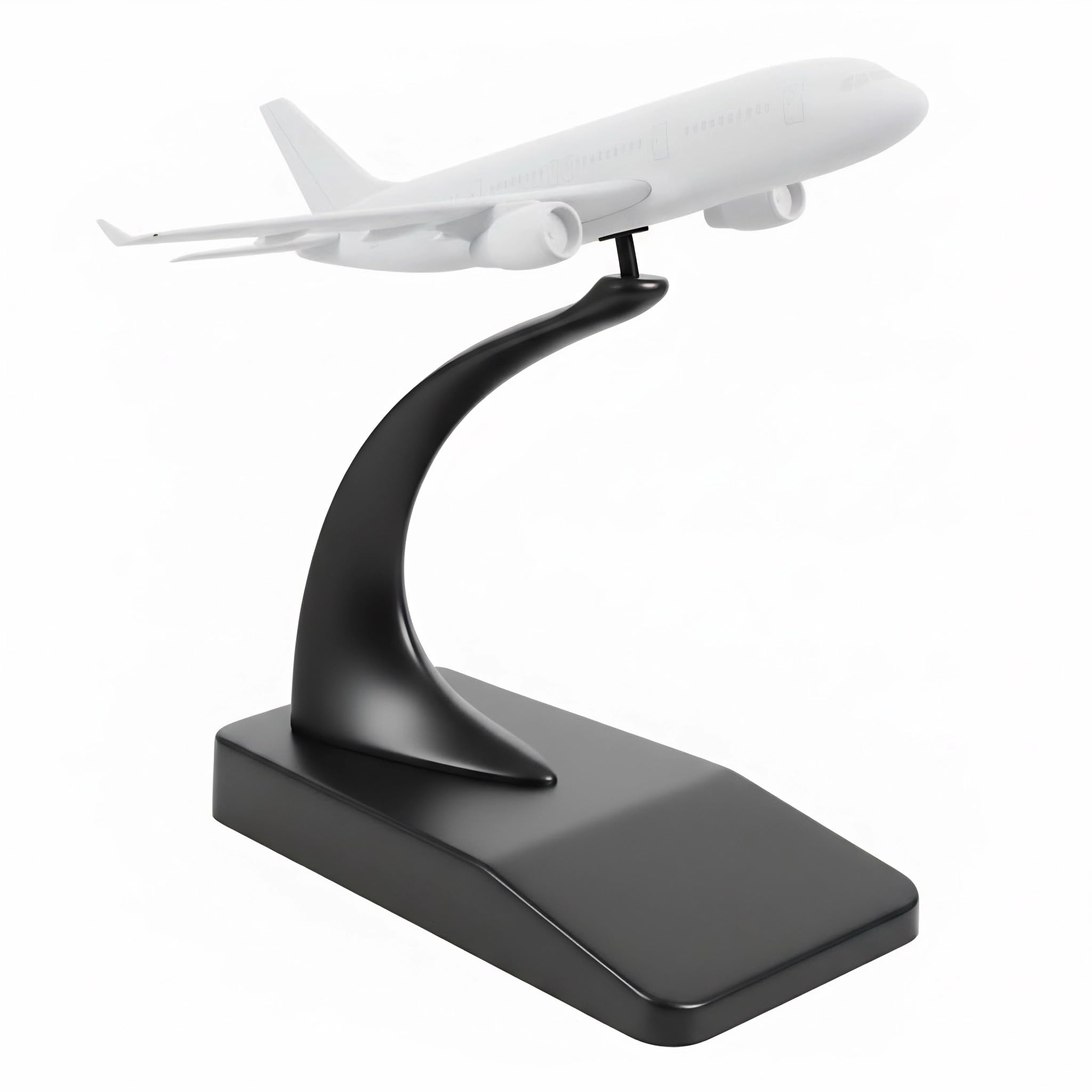TOPPERFUN 飛行機模型 ディスプレイスタンド 1:400 対応 汎用 2個セット 航空機 プラモデル 台座 展示 モデルプレーン ダイキャスト 旅客機 コレクション 収納 組立式 (ブラック)