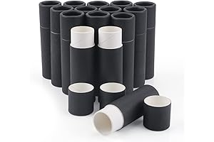 15 Pcs 0.3 oz Biodegradable Lip Balm Blister Packaging Paperboard Push-Up Style...